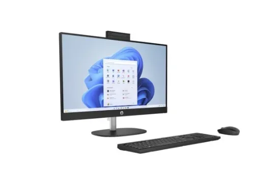 صورة اتش بي AIO كور i5، رام 8GB، تخزين 512SSD، شاشة لمس 23.8 بوصة – أسود