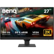 صورة BenQ شاشة مقاس 27 بوصة، دقة 2K QHD، معدل تحديث 100Hz، للاستخدام المنزلي