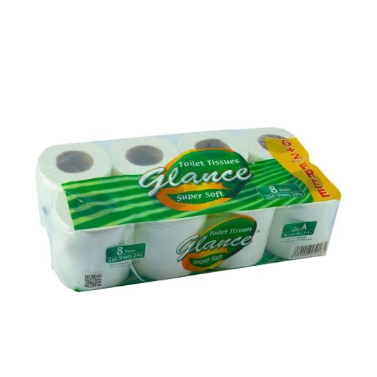 Picture of Glance Toilet Paper Roll – 6 Packs × 48 Rolls
