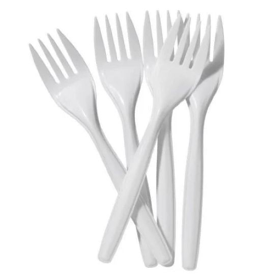 Picture of Asq White Plastic Forks HD – 20 Packs