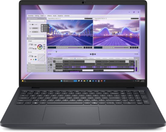 صورة ديل برو ماكس 16 MC16250U7 ذاكرة 32 جيجابايت تخزين 1 تيرابايت كرت شاشة NVIDIA RTX PRO 1000 بلاكويل شاشة FHD+ كاميرا IR لوحة مفاتيح بإضاءة خلفية بطارية 6 خلايا محول طاقة 130 واط ضمان 3 سنوات